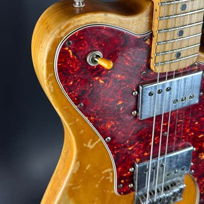Vintage 1977 Fender Telecaster Deluxe Natural w/Non-Original Case TSU22958 image 10