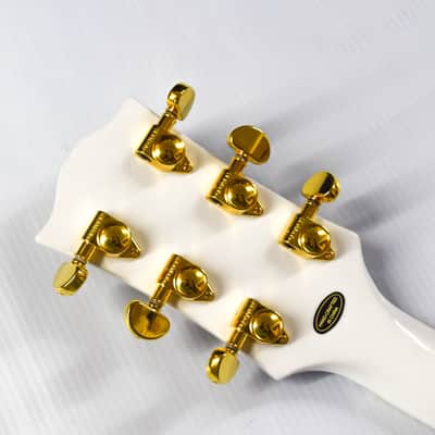 Epiphone "Inspired by Gibson Custom" Les Paul Custom - Alpine White image 11