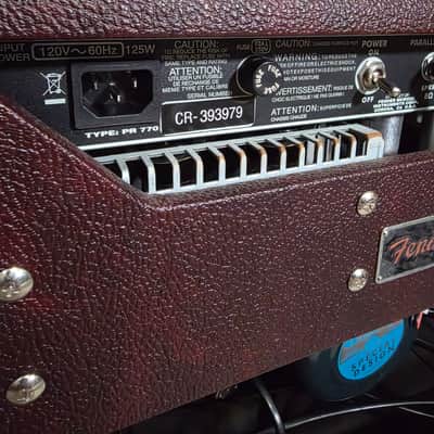Fender '65 Princeton Reverb Reissue "Bordeaux Reserve" FSR Limited Edition 12-Watt 1x12" Guitar Combo 2010s - Wine Red / Wheat image 9