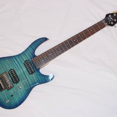 Brian Moore C-90-7 7 string USA Custom Shop Electric Guitar Chlorine-burst image 3