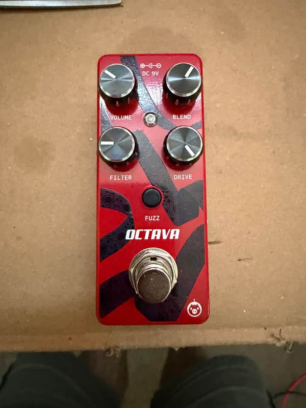 Pigtronix Octava Micro Octave Fuzz 2010s - Red image 1