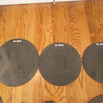 Vic Firth Drum and cymbal muting practice pad set designed for quiet playing image 5