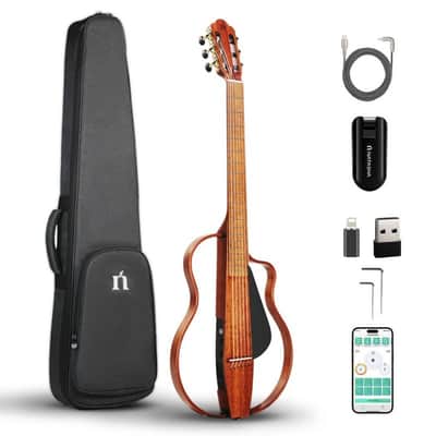 Natasha NBSG Nylon Mahogany Traveler guitar image 2