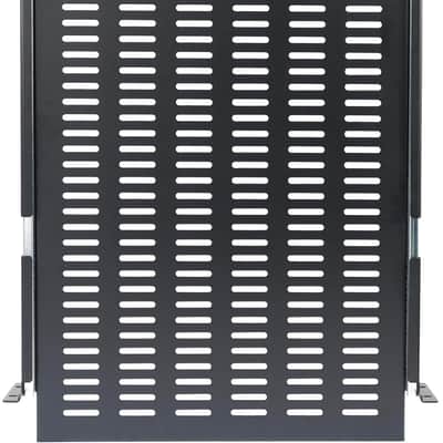 Startech 2U Sliding Server Rack Mount Shelf - 20 to 30in Adjustable Mounting Depth - Vented - 50lb - Heavy Duty Universal 19” Rack Shelf for Equipment Rack - 24in Deep image 2