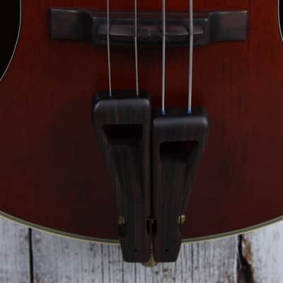 Takamine TB10LH 4 String Fretless Upright Acoustic Electric Bass Guitar w Case image 5