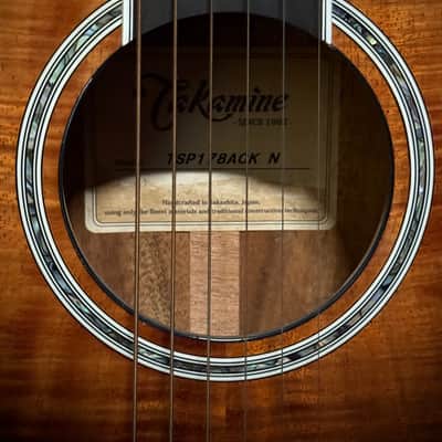 Takamine  TSP178ACK N 2019 -Flame Koa/ Thinline/ Arched Top/ W Pickup image 9