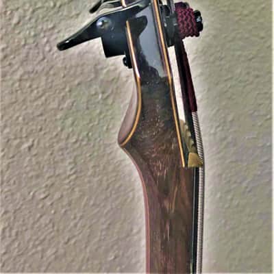 Tobias Signature 5 String Bass. 1990 Catalog Bass. Unique 1 of a Kind. Bubinga-Wenge image 16