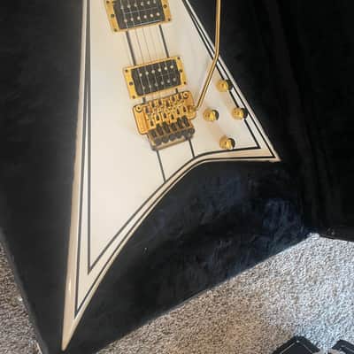 Jackson Randy Rhoads Concord V Limited Run 1992 - White w Pinstripes image 4