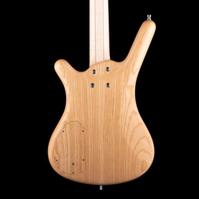 Pre-Owned 2016 Warwick Custom Shop Masterbuilt Corvette $$ Bass Flamed Maple & Bubinga With Gig Bag image 10