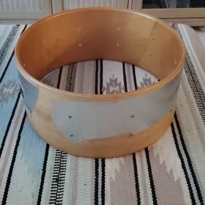 *1 DAY PRICE! CLEAN! TAMA VINTAGE 1980s 1990S MASTERCRAFT or ARTWOOD? 6.5 X 14 WOODEN SNARE DRUM SHELL image 2
