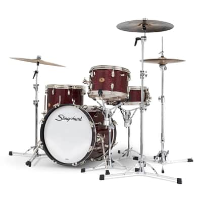 Slingerland Radio King 4pc Drum Set 18/12/14/14 Maroon Glass image 2