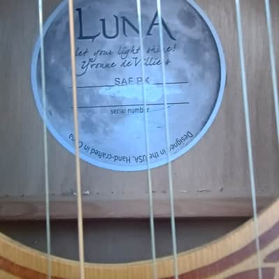 Tenor Guitar/Mandola 8-string Converted Luna Safari travel guitar image 10
