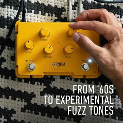 Kernom MOHO Fuzz Pedal – Morphing Analog with Octaver & Ring Mod – From Vintage to Big Muff Chaos – MIDI, Expression, 128 Presets – Ultimate Fuzz Workstation image 6