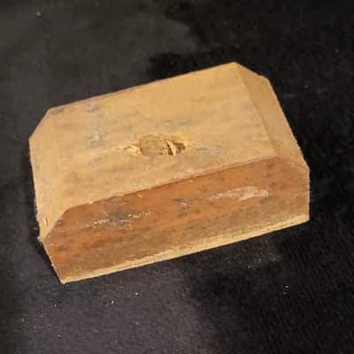 Harmony Lower Bout Interior Wood Block 1960's image 3