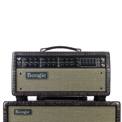 Mesa Boogie Mark 7 Head and 1x12 Open Back Cabinet Private Reserve Flame Maple - Charcoal Stain image 5