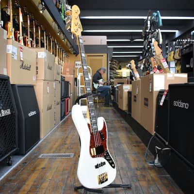 Fender Custom Shop American Custom Jazz Bass NOS White Blonde w/Hard Case image 5