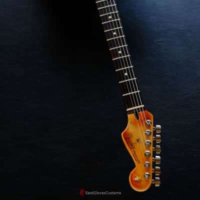 Fender Stratocaster 60th Anniversary Daphne Blue Aged Relic image 13
