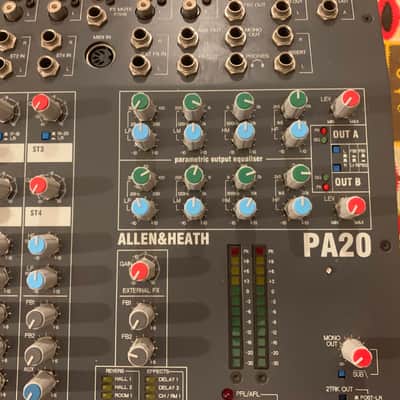 Allen & Heath PA20 Mixing Deck, 20 input channel, FX, Studio Mixer image 3
