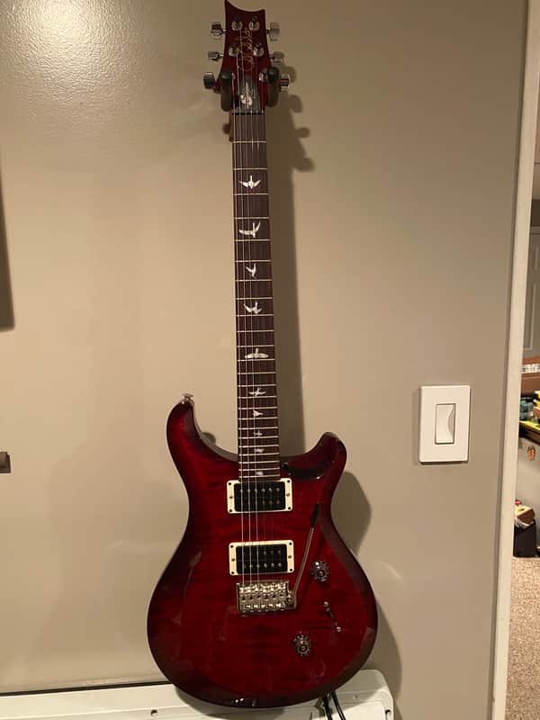 PRS 10th Anniversary S2 Custom 24- Fire Red Burst w/upgrades image 1