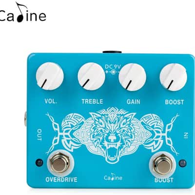 Caline CP-79 Wolfpack Overdrive Boost Overdrive Electric Guitar Effect Pedal image 2