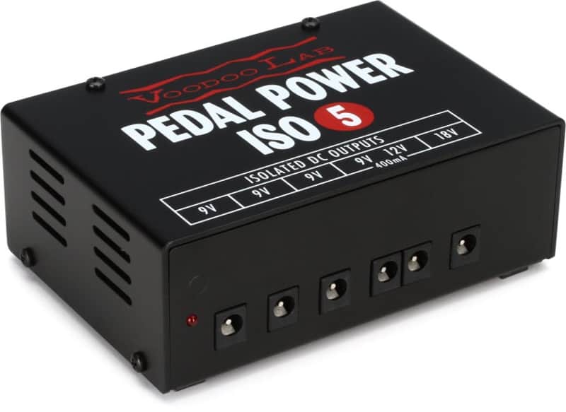 Voodoo Lab Pedal Power ISO-5 5-output Guitar Pedal Power Supply (PedalPwrISO5d2) image 1