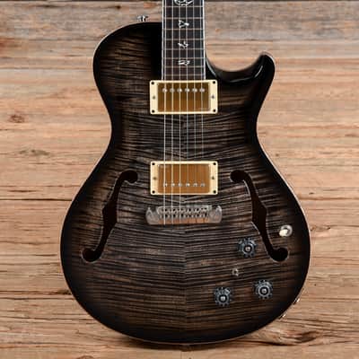 PRS 25th Anniversary SC Hollowbody II CB 10 Top Charcoal Burst 2010 image 1
