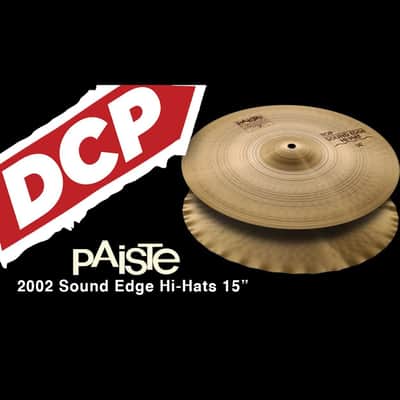 Paiste 2002 Sound Edge Hi Hat Cymbals 15" image 2