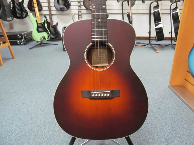Recording King Series 11 000 Acoustic-electric Guitar - Transparent Brownburst image 1