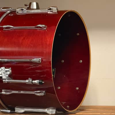 1989 Yamaha 22" Recording Custom 14x22 Cherry Bass Drum MIJ Cherrywood image 14