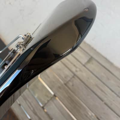 Fender  HSS Fat Strat limited edition black matching head stock Standard Stratocaster with Maple Fretboard image 13