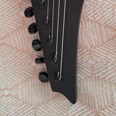 Ibanez RGRTB621-BKF Iron Label 2022 - Flat Black image 12