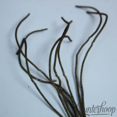 Ludwig Coiled Metal-Cloth 14"Snare Drum Wires/6x Strands Leather Butt Vintage20s image 3
