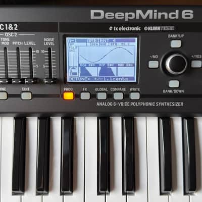Behringer DeepMind 6 37-Key 6-Voice Polyphonic Analog Synth 2017 - Present - Black image 5