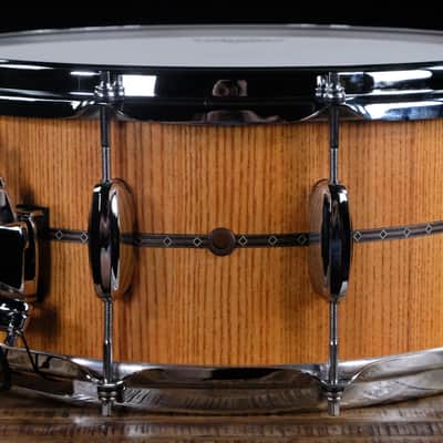 Tama Star Reserve Stave Ash Snare Drum - 6.5-inch x 14-inch - Oiled Amber Ash image 5