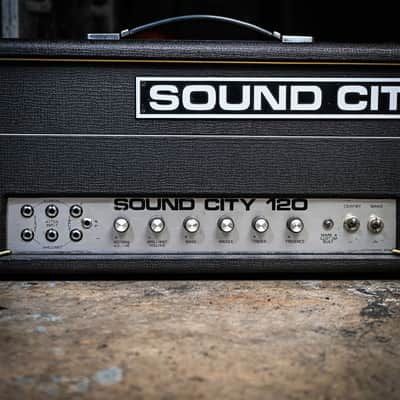 Sound City 120 Head Black 1970 image 4