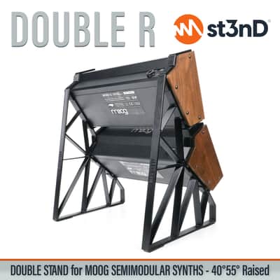 DOUBLE STAND for MOOG Semi-Modular Synths (40° and 55°) - Raised (by 75mm) image 5
