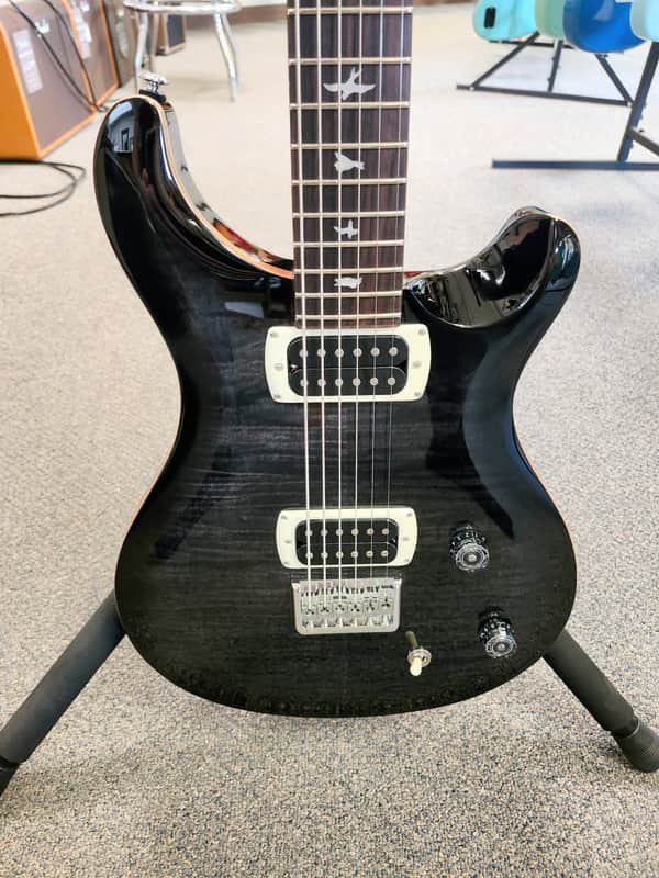 New PRS Paul Reed Smith SE 277 Baritone Electric Guitar - Charcoal Burst with PRS SE Gigbag image 1