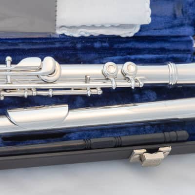 Gemeinhardt 3SB Intermediate Flute *All Solid Silver *B-foot *Open-hole *Cleaned & Serviced image 10