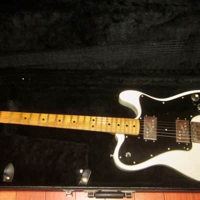 1976 Fender Telecaster Deluxe White Sparkle w/ Hard Case image 10