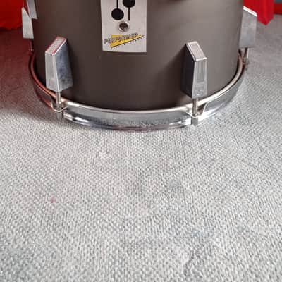 Vintage 1986 Sonor Performer 12" x 10" Rack Tom – German Beechwood – Hi-Tech Grey image 2