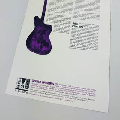 JBL JBL Signature Loudspeaker Foldout Brochure 1966 image 3