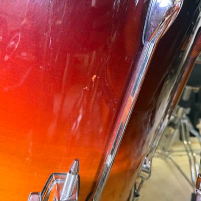 Tama Superstar 2000s - Sunset Fade w/1st chair throne, tama stands.  (no cymbals) image 7