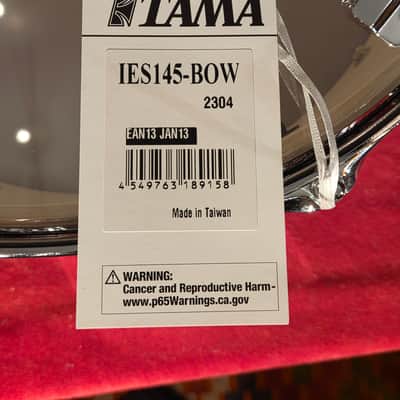 Tama IES145-BOW Imperialstar 14x5" Snare Drum Black Oak Wrap image 12