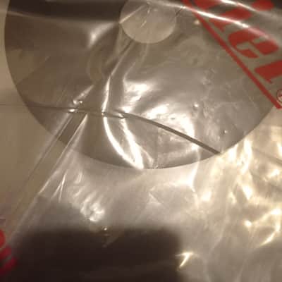 Premier RARE, Collectable NOS 18" bass drum head 70s-80s  - Vintage white+ black image 3