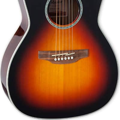 Takamine GY51E Parlor Acoustic-Electric Guitar, Solid Spruce Top, Gloss Brown Sunburst image 1