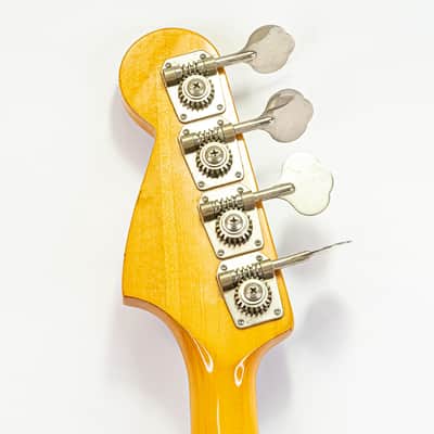 1970s Greco Jazz Bass MIJ Fiesta Red Matching Headstock Block Inlays w/ Gigbag image 8