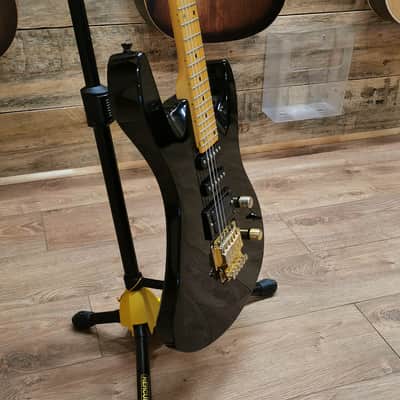 Samick YV-162 HSS '90s MIK - Gloss Black image 3