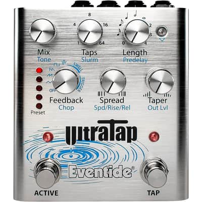 Eventide UltraTap Delay/Reverb Multi-Tap Effects Pedal Regular Silver image 1