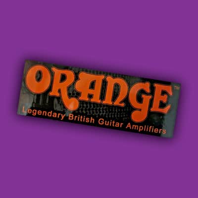 ORANGE MUSIC ELECTRONIC COMPANY AMP STICKER INSANELY RARE LIMITED EDITION AMPLIFIER BUMPER CASE CANDY AMPLIFIERS FREE SHIPPING! image 2