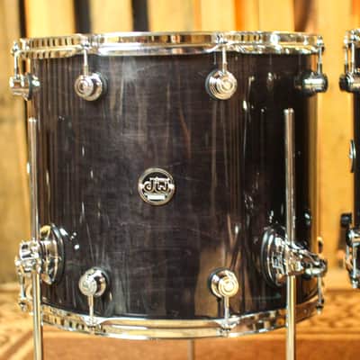 DW Performance Ebony Stain 6pc Drum Set - 18x22, 7x8, 8x10, 9x12, 12x14, 14x16 image 8